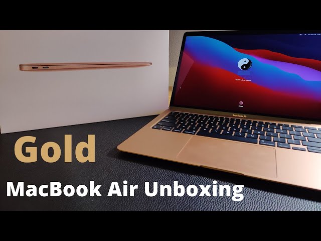 2020 M1 Gold MacBook Air Unboxing!
