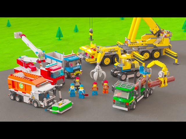 LEGO CITY Vehicles And Trucks For Kids, Svens COMPLETE Story
