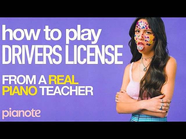 How To Play 'Drivers License' By Olivia Rodrigo From a Real Piano Teacher (Free Sheet Music)