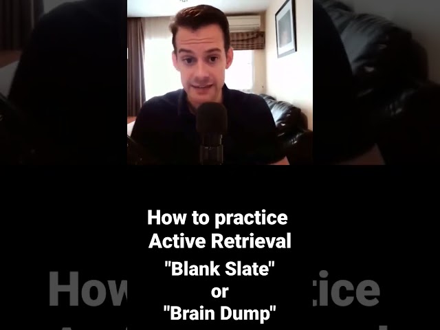 The Simplest Way to Practice Active Retrieval
