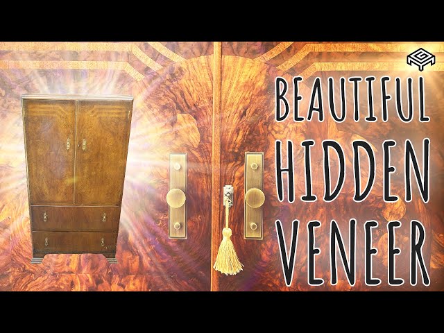 WOW! This veneer is stunning | Furniture Restoration / Makeover