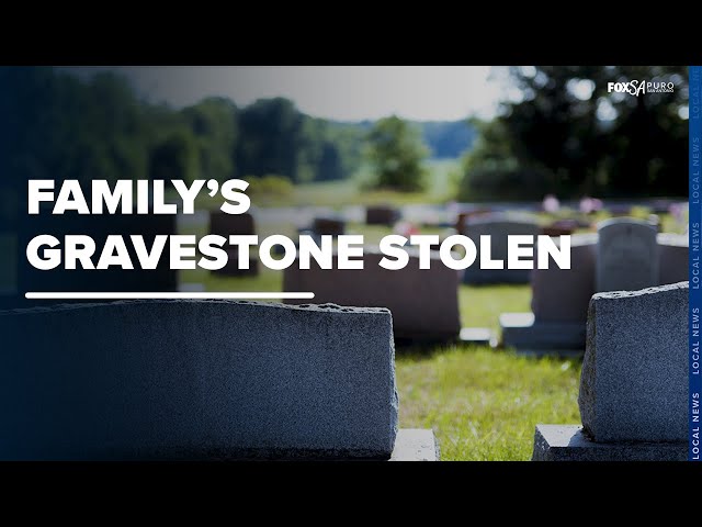 Family Shocked by Headstone Theft