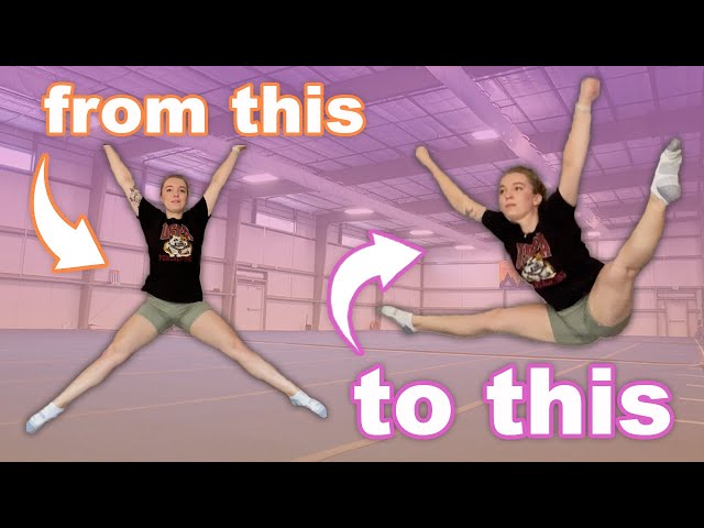 How to fix a Toe Touch that look like a Star Jump! | cheer jumps workout