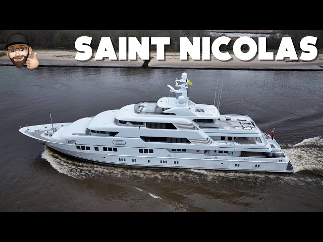 Yacht SAINT NICOLAS arrival - Abeking and Rasmussen