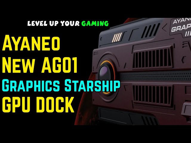 AYANEO AG01 Graphics Dock Is One Of The Most Coolest Looking Gadget In The Market!