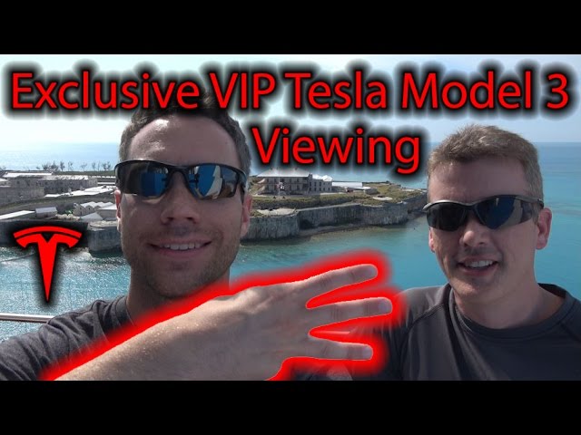 Tesla Model 3 Exclusive VIP Event Invitation!