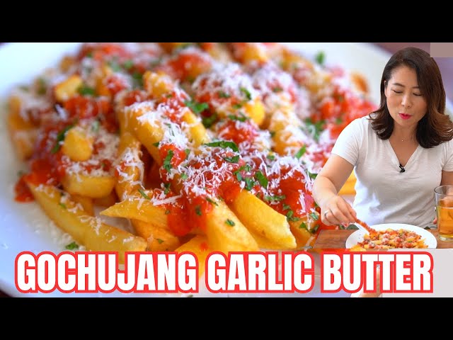 I put this SAUCE on EVERYTHING! 🌶Spicy Gochujang Garlicky Butter Sauce Recipe: Finger-Licking-GOOD!
