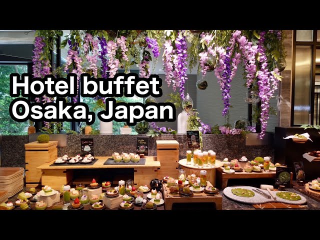 【Japan buffet】No time limit dessert & lunch buffet "Matcha and Pink" ANA Crowne Plaza Osaka