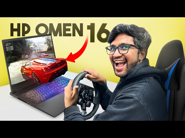 RACING ON A REALLY FAST GAMING LAPTOP | HP Omen 16 powered by Intel Core