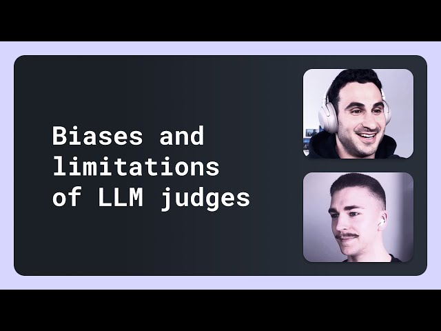 Biases and limitations of LLM-as-a-judge