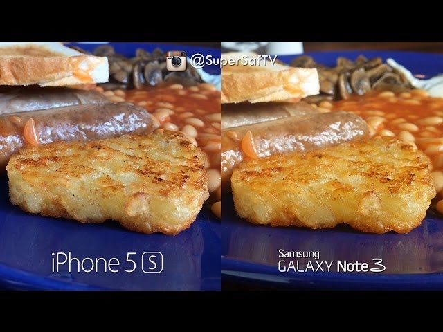 iPhone 5s vs Galaxy Note 3 - Camera Test Comparison