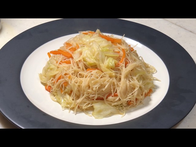 How to stirfry beehoon (rice vermicelli) without breaking them 如何避免把米粉炒断