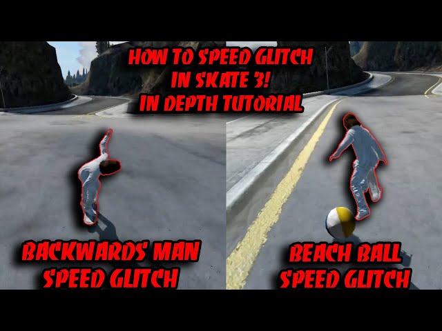 Skate 3 Backwards Man & Beachball Speed Glitch Tutorial (2024)