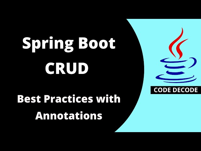 Spring Boot CRUD best practice with Annotations || Hibernate + MySQL || Live Demo