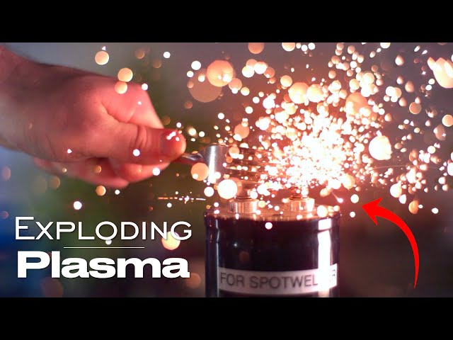 Plasma Explosions Warped 400X Slower ( Phantom Camera vs Tesla Coil ⚡)