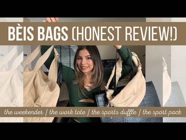 BEIS BAGS REVIEW : is it worth it?! | WORK TOTE / WEEKENDER / SPORTS DUFFLE / SPORT PACK