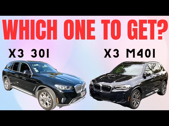 Finally Answered! Which DRIVES BETTER: 2024 BMW X3 30i or BMW X3 M40i