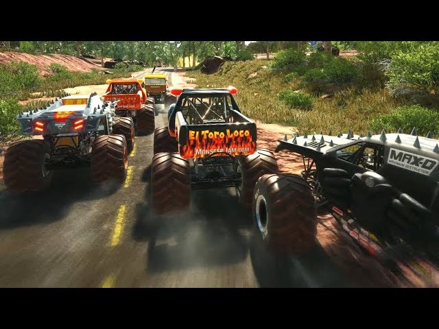 Monster Jam Steel Titans - All Offroad Circuit Races