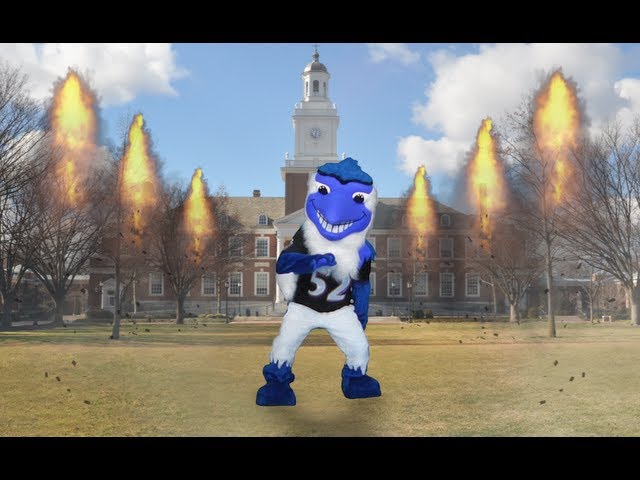 Johns Hopkins Blue Jay Does the Ray Lewis Dance!