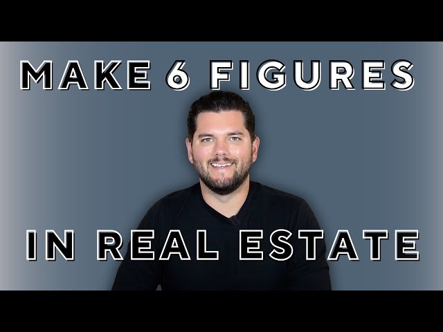 Make 6 Figures as a Part Time Real Estate Agent