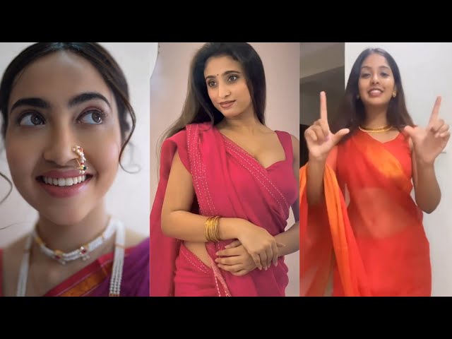 Gulabisadi Reels Instagram actress Top 20 Collection | Celebrities Dance in saree #gulabisadi