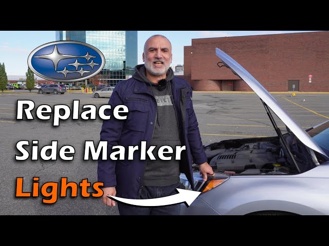 How to replace the side marker lights on a Subaru Legacy or Outback 2015 Plus