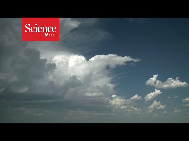 Watch clouds grow from dust particles