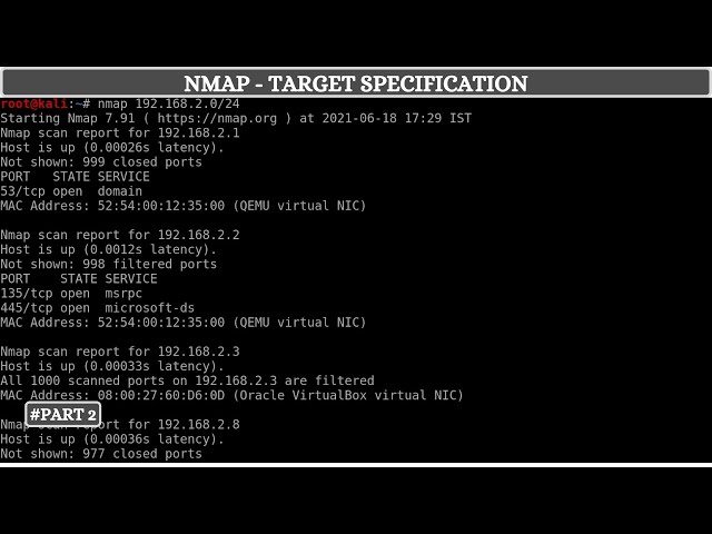 Nmap - Target Specification | #Part 2 | [ தமிழில் ]