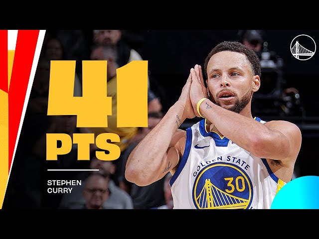 Stephen Curry Drops 41PTS in WIN over Sacramento Kings