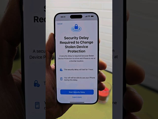 iOS 17.3 Stolen Device Protection NEW Security Feature