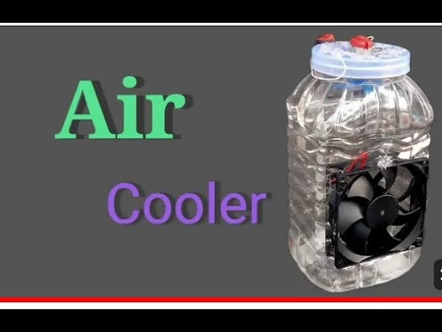 How to make mini air cooler with bottle at home