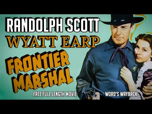 Wyatt Earp FRONTIER MARSHAL 1939 Randolph Scott as Wyatt! Cesar Romero as Doc! FREE Western Classic