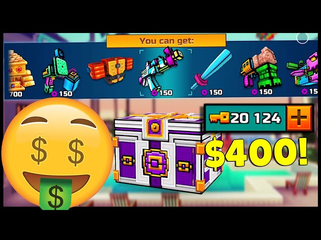 OPENING $400 WORTH OF SUPER CHESTS IN Pixel Gun 3D