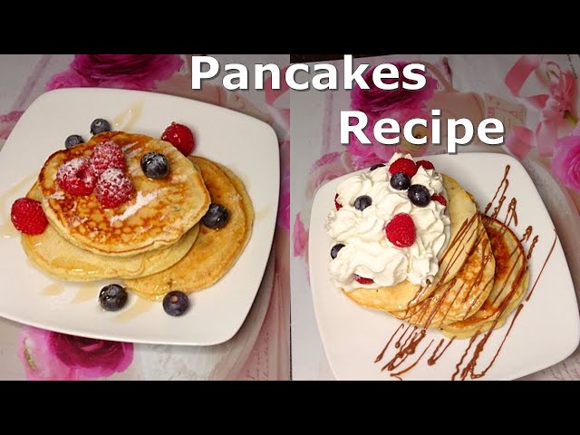 Quick fluffy Breakfast Pancakes Recipe