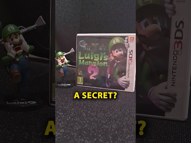 #LuigisMansion2's #3DS gamecase has a secret that only the dark can reveal.