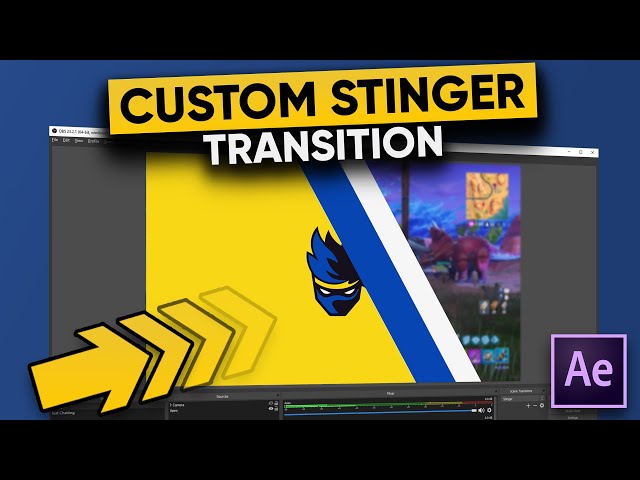 How To Make A CUSTOM Stinger Transition For Your Twitch Stream!