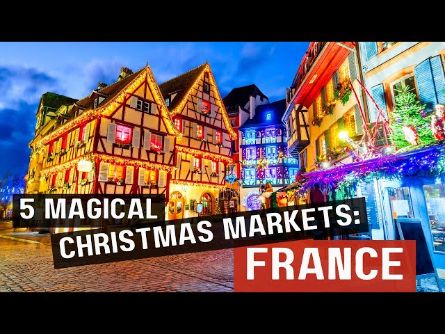 CHRISTMAS MARKETS in Europe | Strasbourg, Colmar, Paris, Reims, Metz | 4K