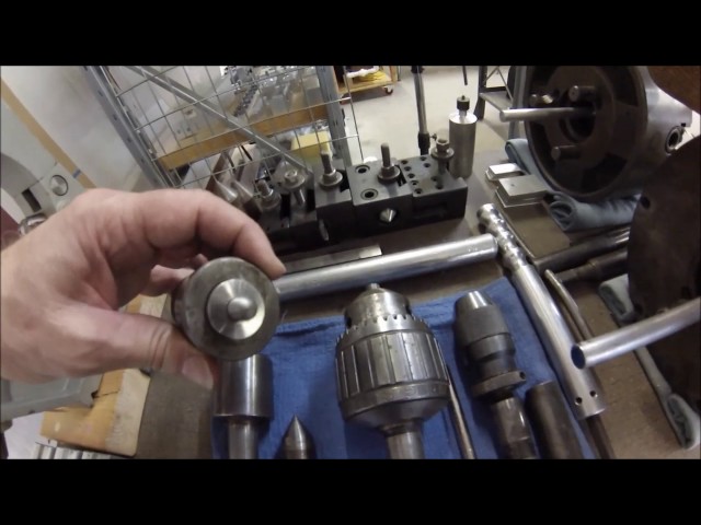 A close-up look at the 13" Clausing Lathe