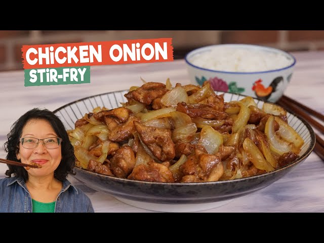 Chicken Onion Stir-fry 🍗🧅- Just as delicious as beef onion stir-fry, quick and easy