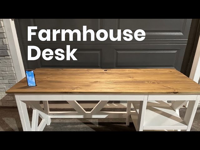 Building a Farmhouse Desk - 2021