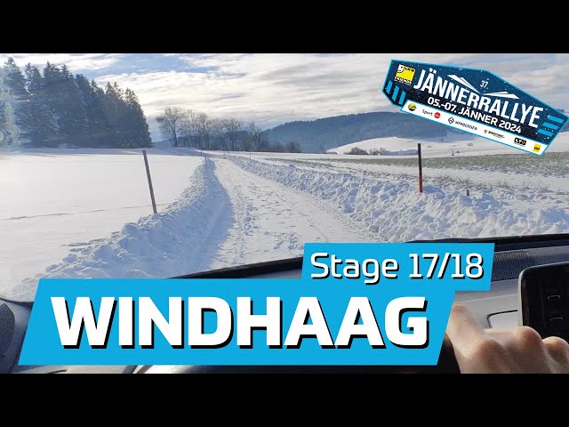 JÄNNERRALLYE 2024 | Stage 17/18 Sport OÖ WINDHAAG | POV Recce