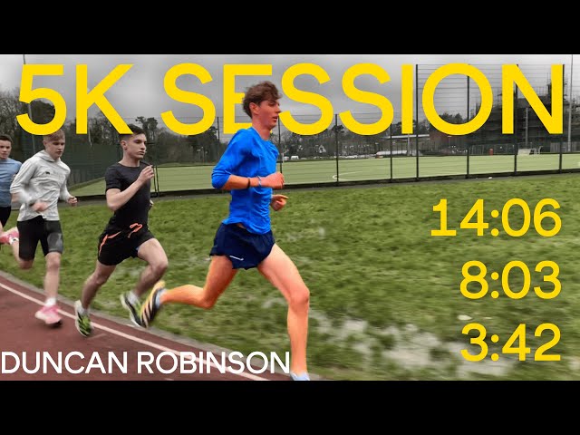 DUNCAN ROBINSON 16 X 400 | 5k Training | Stride Athletics