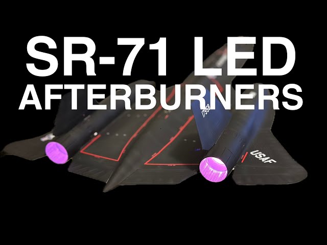 LED Afterburners on the Iconic SR-71 Blackbird