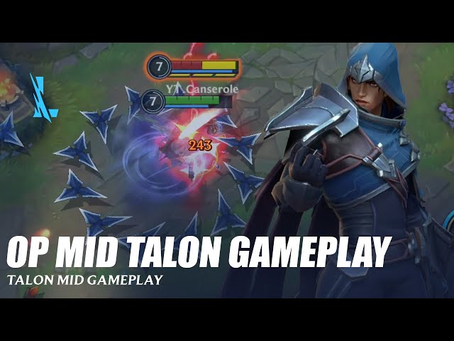 OP Mid Talon Gameplay - Wild Rift