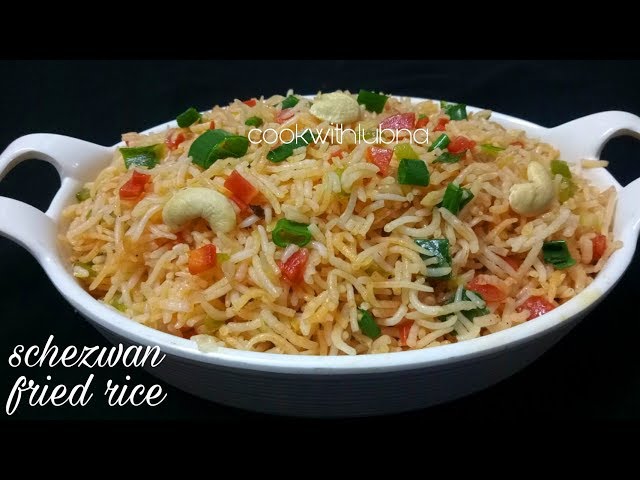 Schezwan Fried Rice Recipe/ शेज़वान फ्राइज राइस रेसीपी/ Indochinese recipe