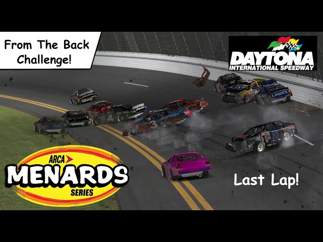 iRacing - Arca Menards Series - Daytona - From the Back Challenge!