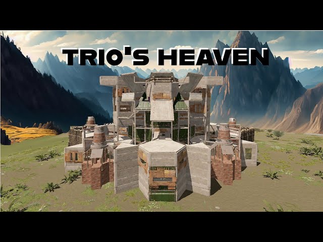 Trio's heaven - strong and defendable trio base - 3 bunkers - funneled compound - tutorial 2024