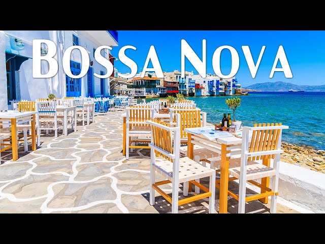 Bossa Nova Jazz - Seaside Cafe Jazz & Bossa Nova Music with Ocean Wave Sound for Study & relax #7