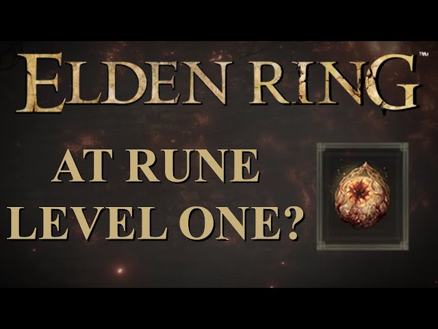 Can you Beat Elden Ring at Rune Level 1? (Elden Ring CHALLENGE)
