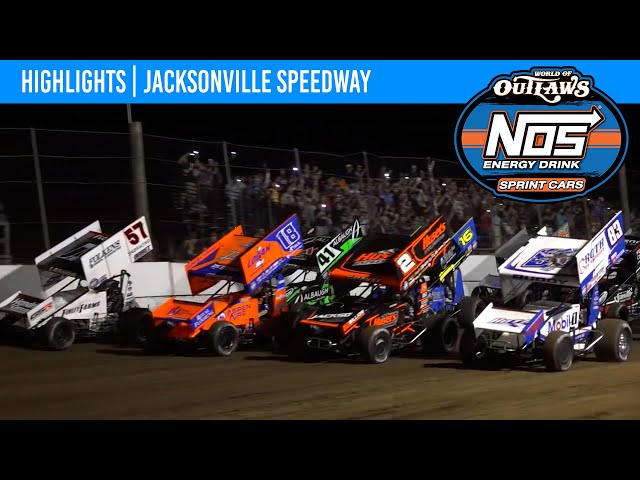 World of Outlaws NOS Energy Drink Sprint Cars | Jacksonville Speedway | May 1st, 2024 | HIGHLIGHTS